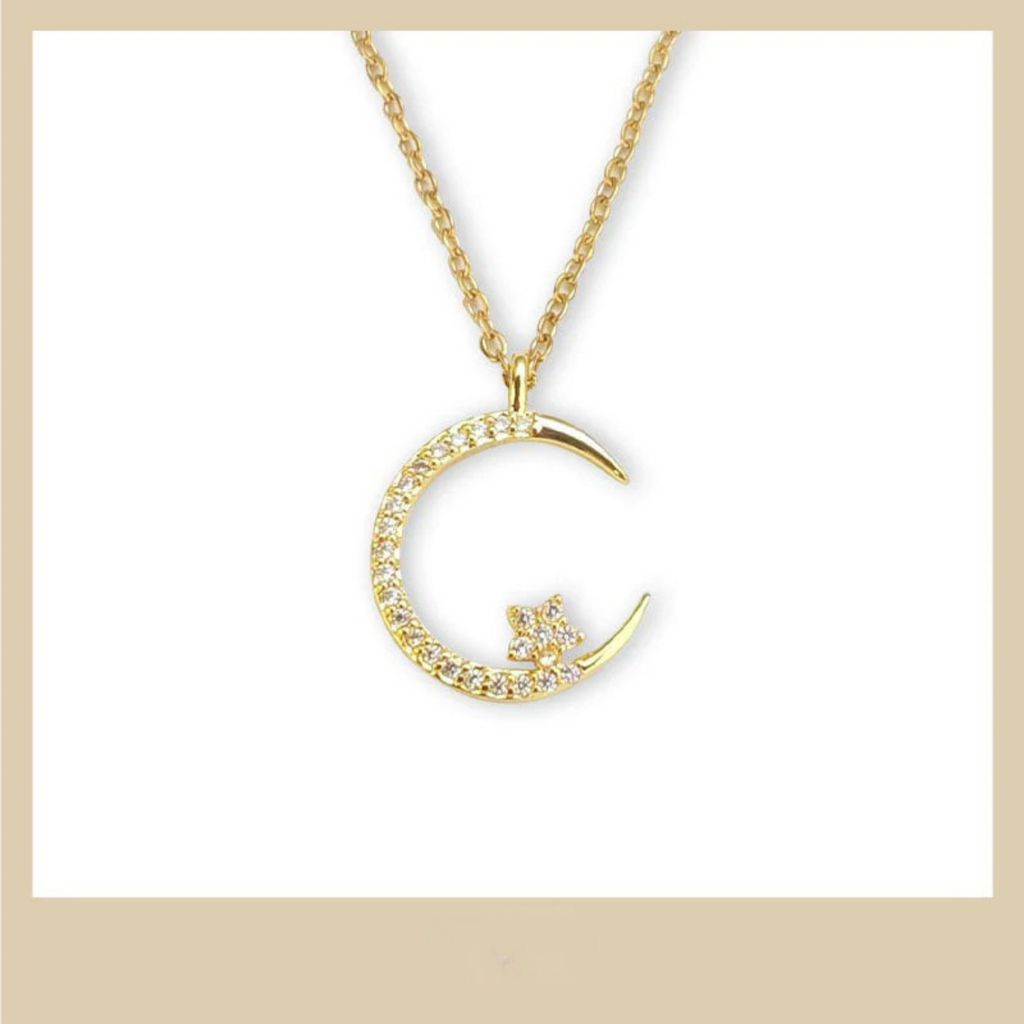 ASTRAL | Collana Doppia Luna e Stella
