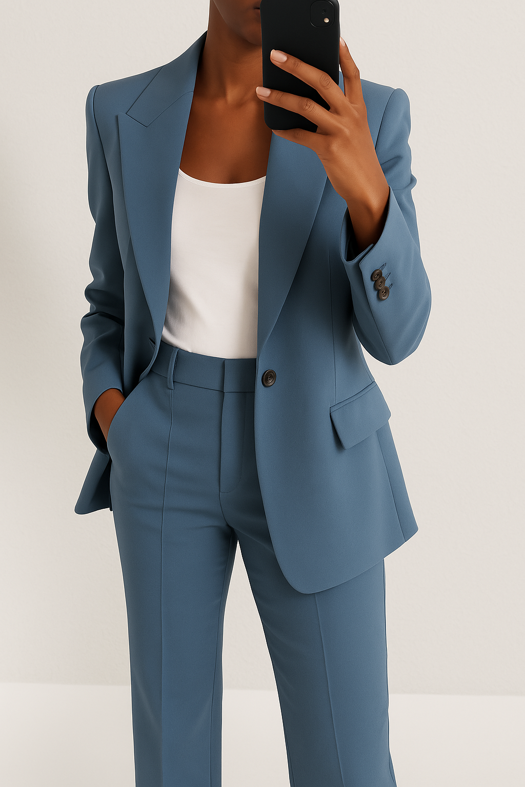 Patrizia - Tailleur sartoriale colore Blu
