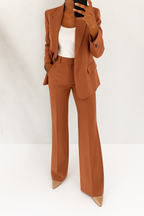Patrizia - Tailleur sartoriale colore Marrone
