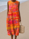 Faye | Abito Midi Tramonto