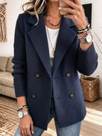Eleonora | Blazer Bicolore con Maniche a Coste